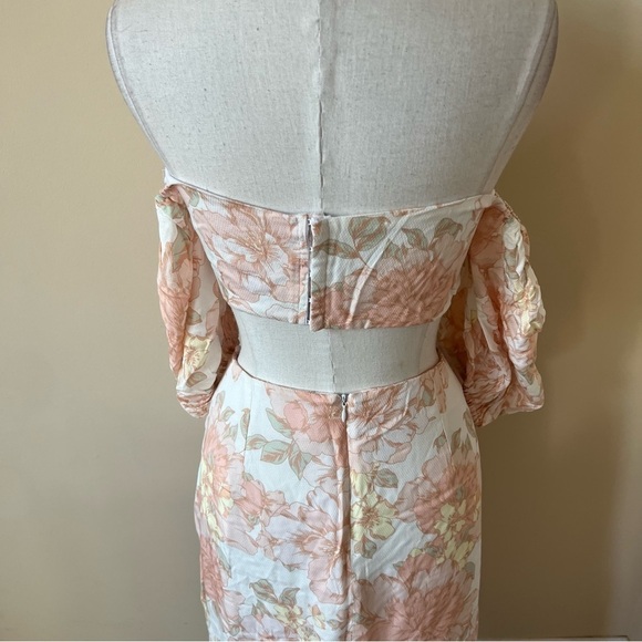 New! Rumer isola floral crop top and midi skirt set 13447 - Picture 11 of 16